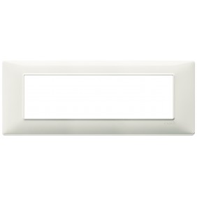 Vimar Plana plaque 7 modules couleur ivoire...
