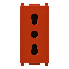 Vimar Plana prise bipas rouge 14203.R