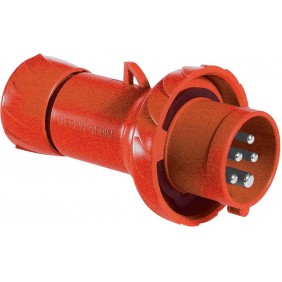 Enchufe móvil industrial Schneider 3X32A+NT 400V IP67 rojo PKX32M735