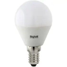 Ampoule Beghelli Sfera LED E14 5W 6500K lumière blanche 56987