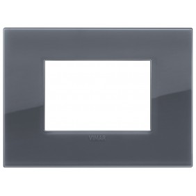 Vimar Arke plate 3 modules classic smoky grey...
