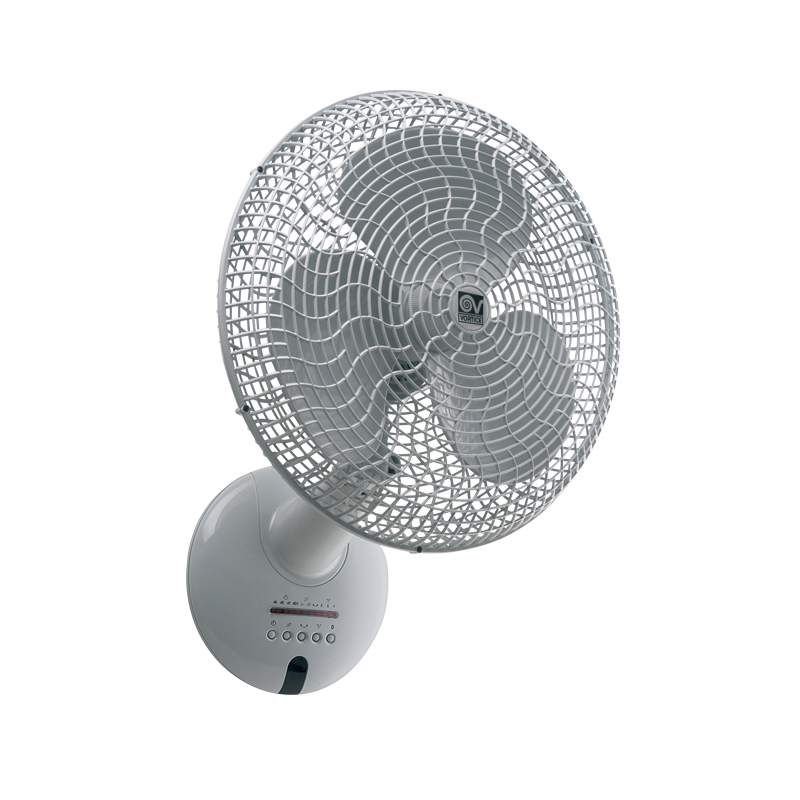 Ventilateur Mural Vortice Gordon W 30 - Gris Clair - Télécommande - 3 Vitesses