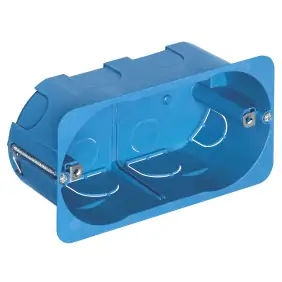 Vimar Flush mounted box 4 modules light blue...