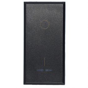 Imterruttore Bipolar Ave Tekla 2P 16AX negro 445010