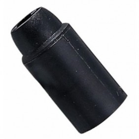 Portalámparas Smooth Master E14 negro 00501