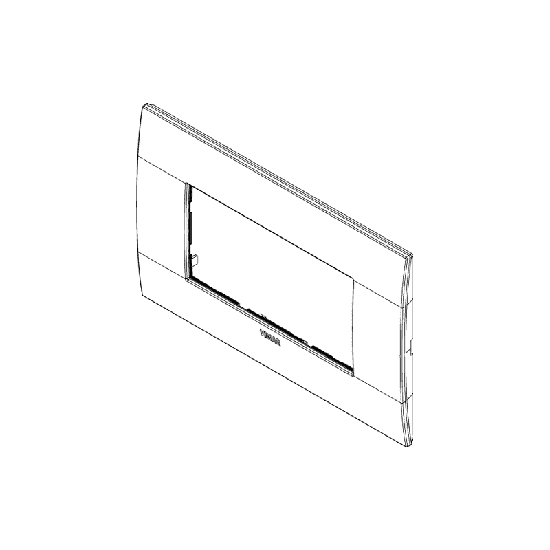 Plate Vimar Arke Classic 4 Modules titanium matt 19654.04