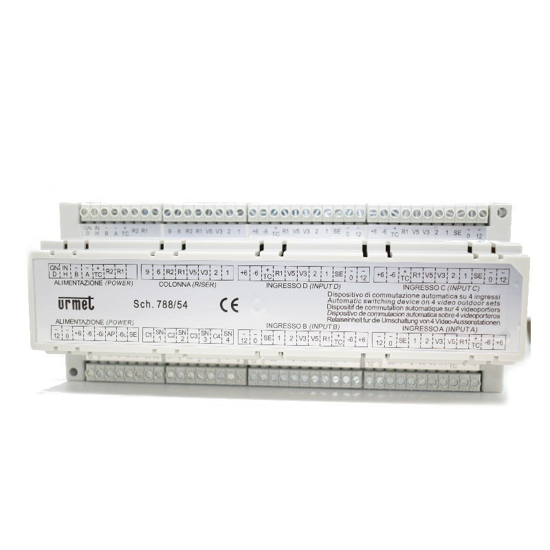 URMET Dispositivo Relè 788/51 - Commutazione Automatica Per 2 Ingressi Audio/Video - Foto 8