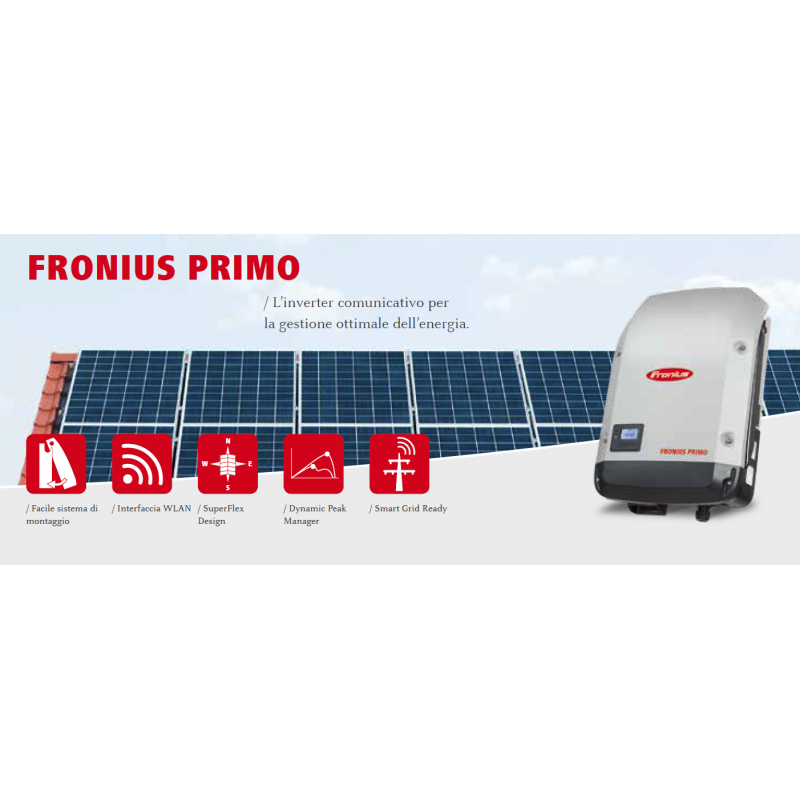 Wechselrichter Fronius Primo 6.0 KW Light 2MPP IP65 4.210.063
