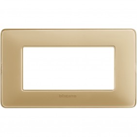 Placa Bticino Matix 4 módulos marfil AM4804CAV