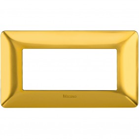 Bticino Matix Cover 4 modules satin gold AM4804GOS