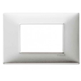 Plaque de Vimar Plana 3 Modules en aluminium...