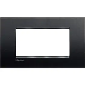 Bticino Livinglight plaque 4 modules carrée...