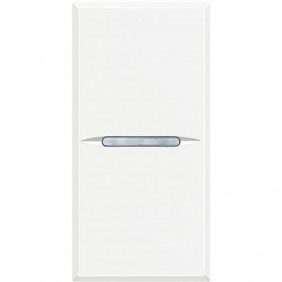 Bticino Axolute Button 10A 1P White HD4005N