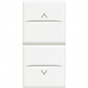 Bouton double verrouillé Bticino Axolute Blanc...
