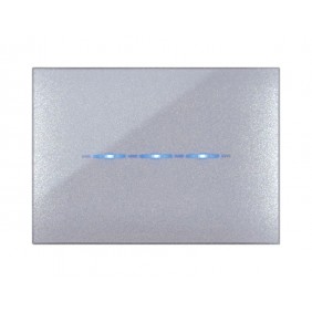 La placa Ave YOUNGTOUCH metálico de color gris,...