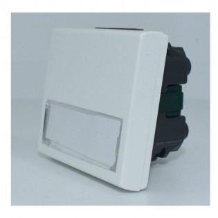 Pulsante Ave Blanc 45905 - Interruttore Unipolare Bianco, Per Impianti Elettrici