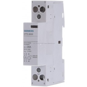 Contactor Siemens 2NO 20A 220VAC 1M 5TT58000