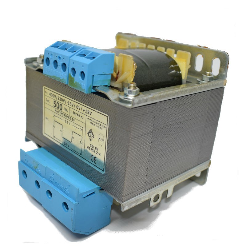 Transformateur CTA deux Fils de la sécurité 500VA 230-400/12+12 TMSACMK0.50