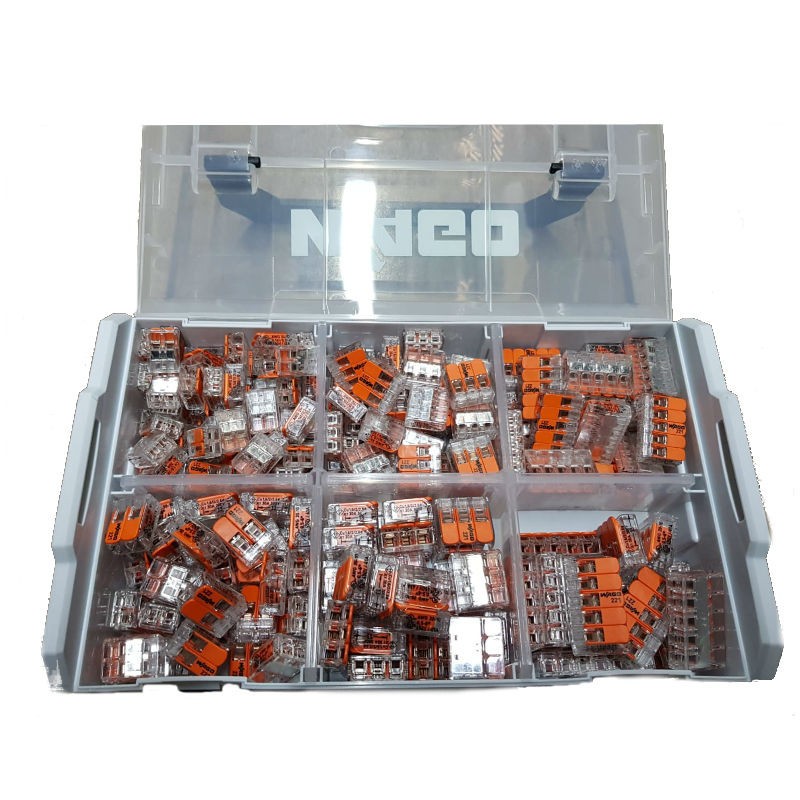 KIT Suitcase Wago BOX MINI compression connectors 887-957