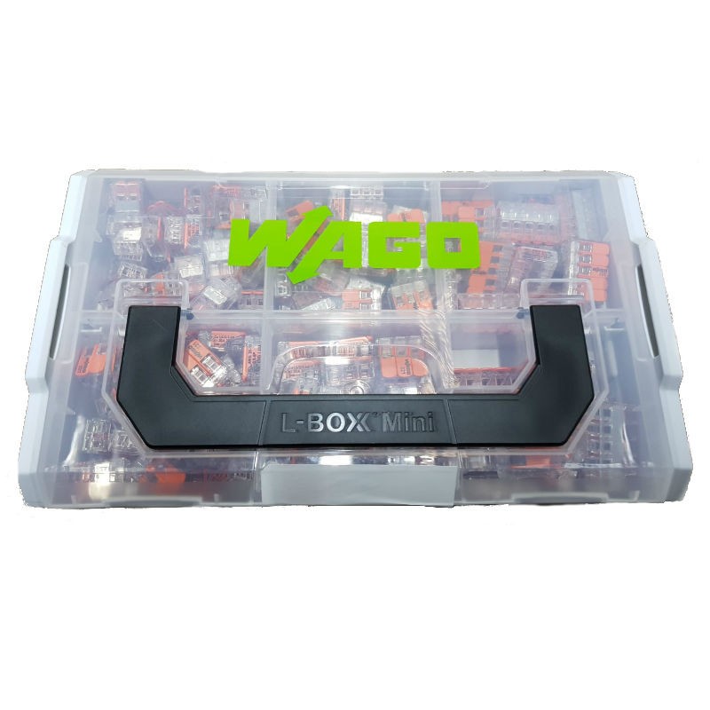 KIT Valigia Wago BOX MINI con Giunzioni connettori 887-957