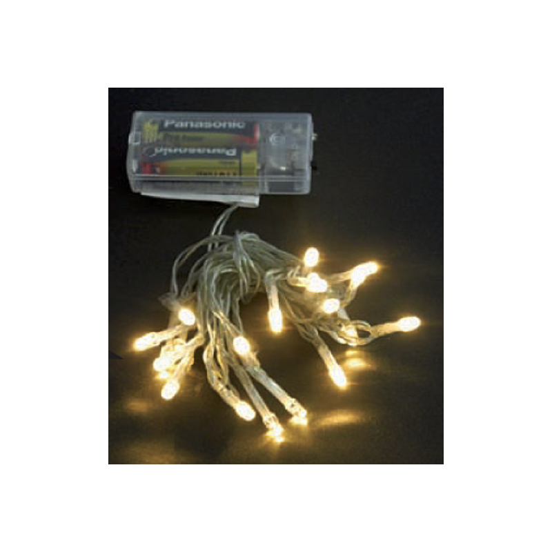 Wimex Christmas Light Series with Battery 20 LED White Light IP20 4501006