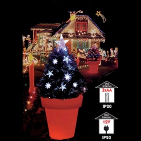 Albero Abete con Vaso Vimex a LED RGB 90cm 4504126