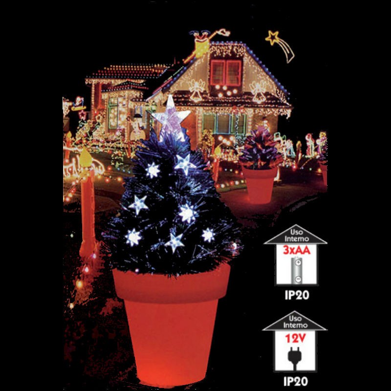 Árbol de Abeto con la Olla Vimex LED RGB 90cm 4504126