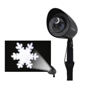 Laser-projektor zu Weihnachten Giocoplast Led-bild Schneeflocke