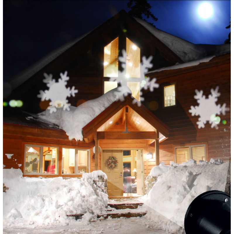 Laser projector Christmas Giocoplast Led image Snowflake