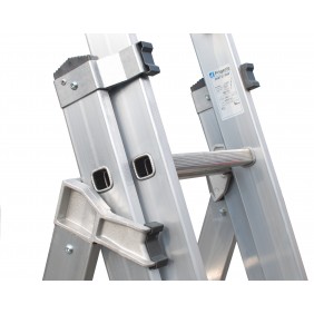 Frigerio Mehrzweckleiter in drei Stämmen mit...