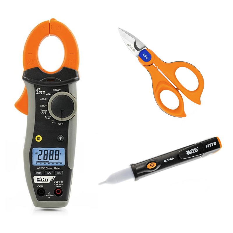 Kit HT Current Clamp + Cable Cutter + Phase Finder HA004013 Kit HT Current Clamp + Cable Cutter + Phase Finder HA004013