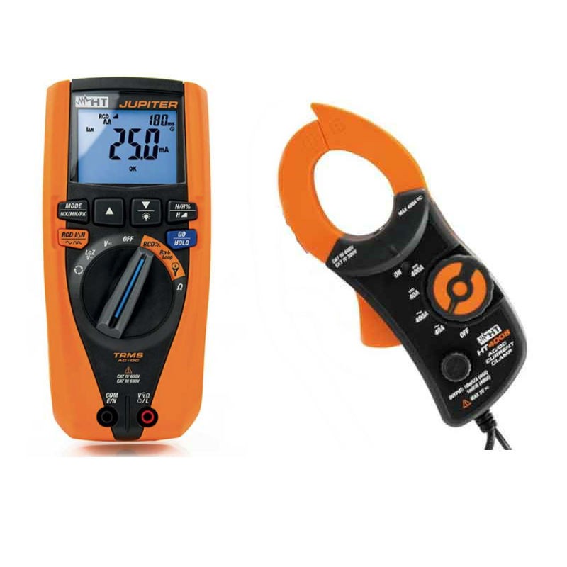 Multimetro HT12 Con Pinza Amperometrica | Misura Corrente Fino A 60A AC/DC