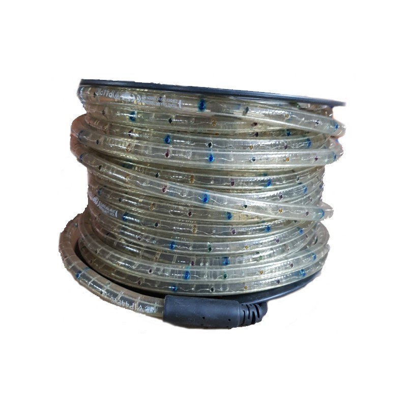 Le tube de lumière de Noël Tecnid 45 Mètres multicolore T920GS045MMC