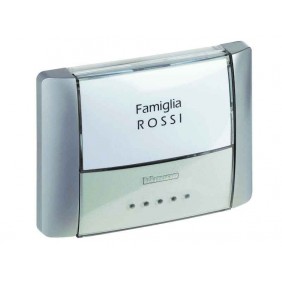 Bticino botón titular IP55 Retroiluminado 26108T