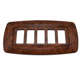 Placca Master modi 5 posti radica MD435