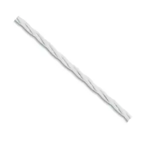 Fanton braided silk cable 3G0,75 white 93806