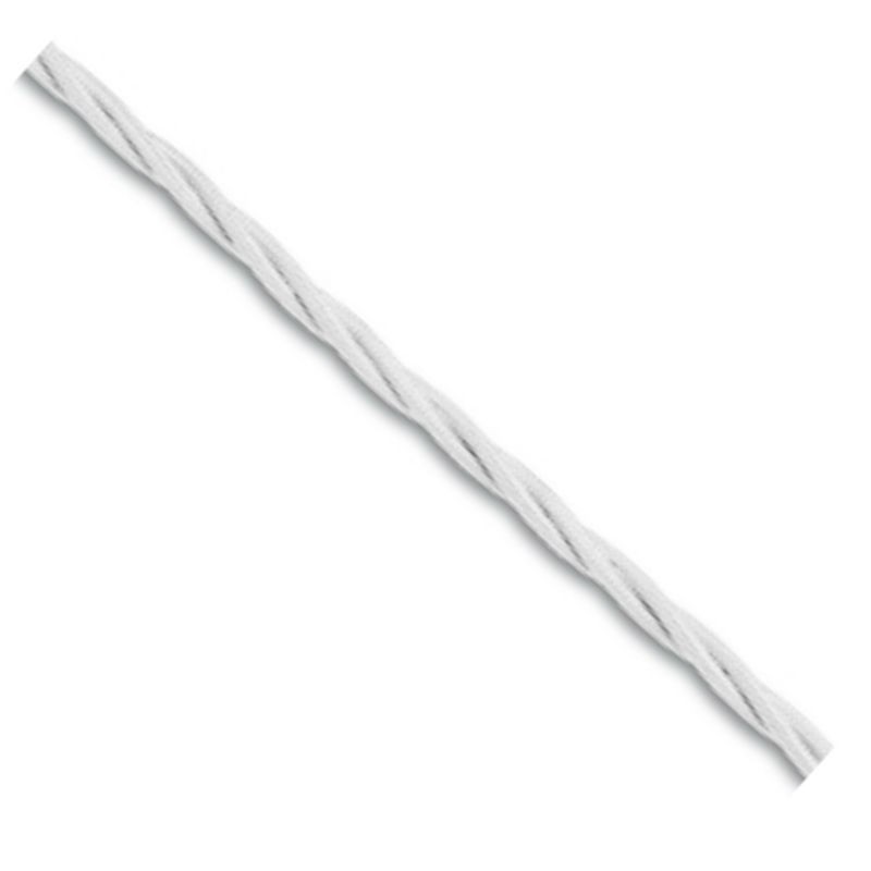 Fanton Silk braided cable 3G1,5 white 93808