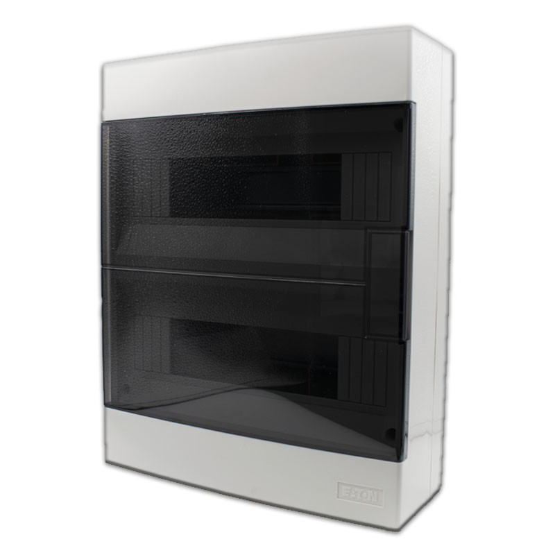 Eaton C9P Cuadro de distribución mural de 24 módulos puerta transparente 260774