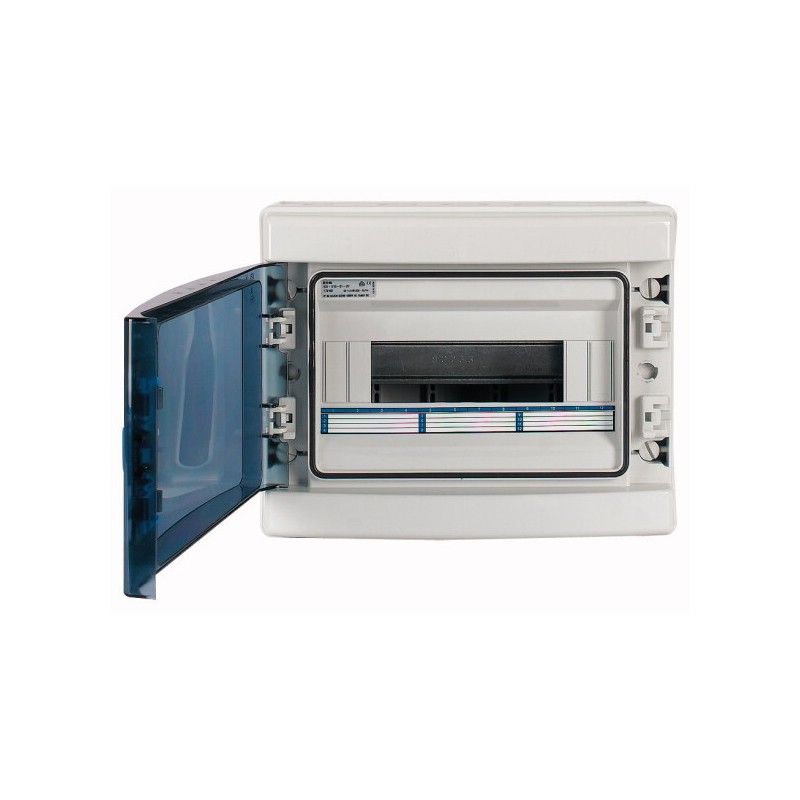 Tableau mural Eaton IKA 12 modules IP65 porte transparente 174206