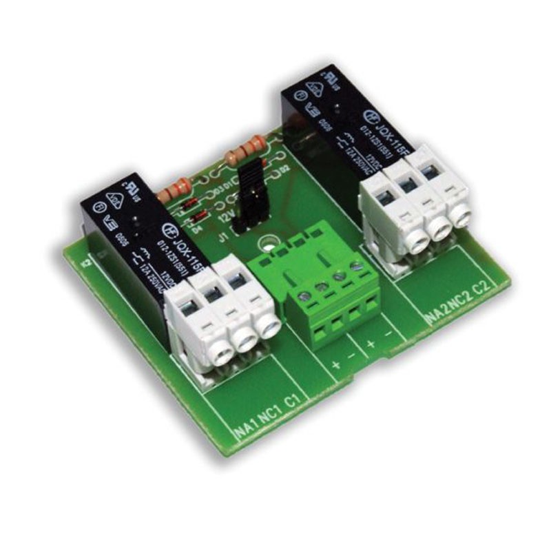 Tarjeta Hiltron 2 Relés 12/24V con control negativo SCH2R-24