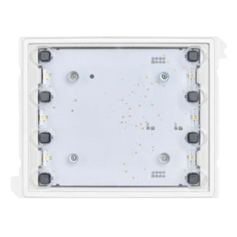Modulo 8 Pulsanti Urmet Alpha 2 file con espansore 1168/8