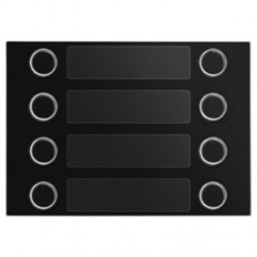 Lunette Urmet Alpha avec 8 Boutons d'appel sur 2 rangées Noir 1168/28