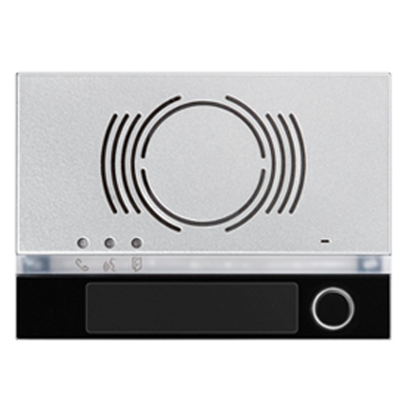 Bisel de Urmet Alfa para el audio externa con el botón Negro 1168/131