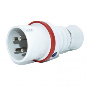 Gewiss mobile plug 3P+E 16A IP44 red 380V GW60008H