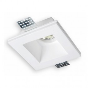 Ledco High Square Plaster Spotlight White GE1020
