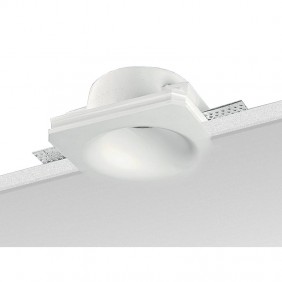 Nobile Round Recessed Spotlight in Plaster...