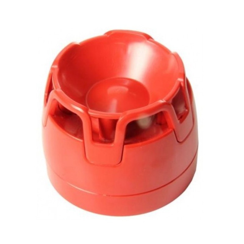 Notifier Conventional Red Siren with IP65 Base CWSO-RR-W1