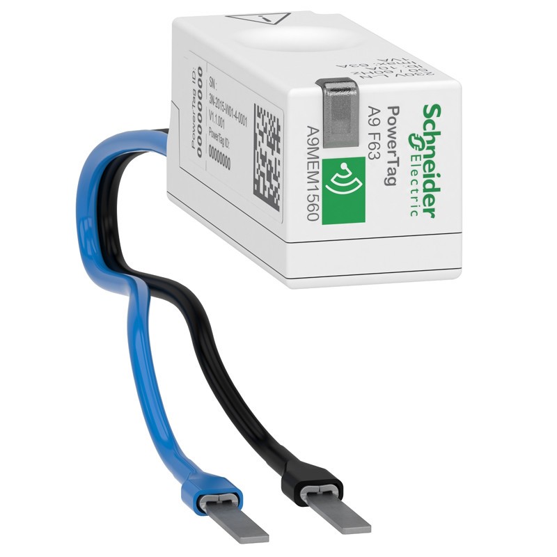 Sensor de monitorización Schneider POWERTAG F63A 1P+N Monte Valle A9MEM1560