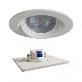 Duralamp 7W 3000K 40° White D307TWW spot LED rond encastré