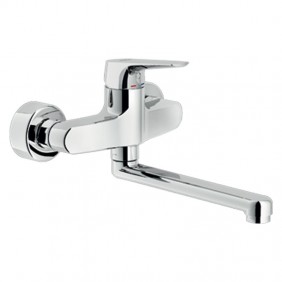 Mixer tap, wall sink mixer with Noble LIVING NB84115 CR